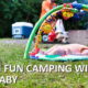 Having fun camping with your baby