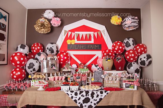 How to Host a Farm Themed First  Birthday  Party  Kid Transit