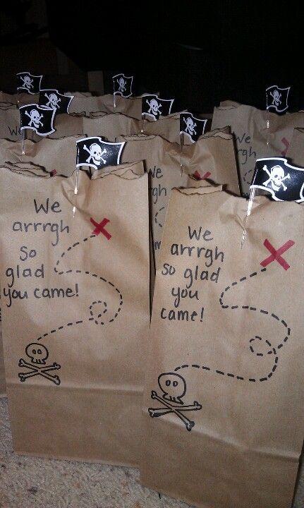 Pirate Party Bags