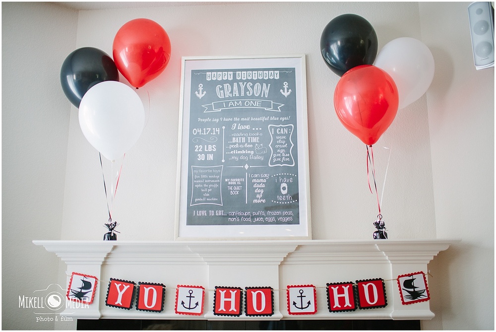 Pirate First Birthday Theme Decor