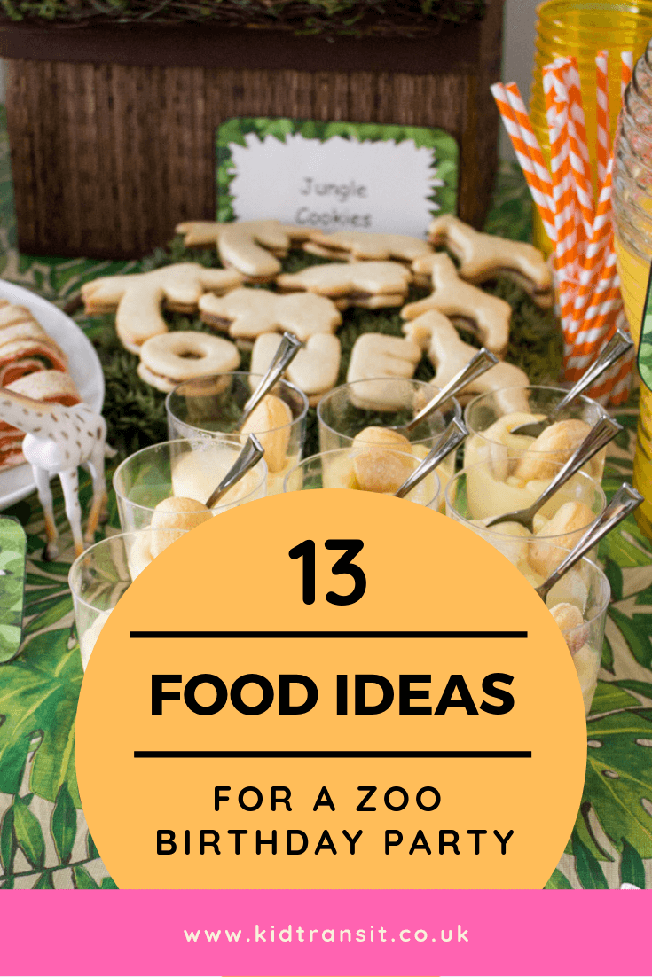 Zoo Themed First Birthday Party Food Ideas