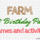 Farm Theme First Birthday Party Ideas