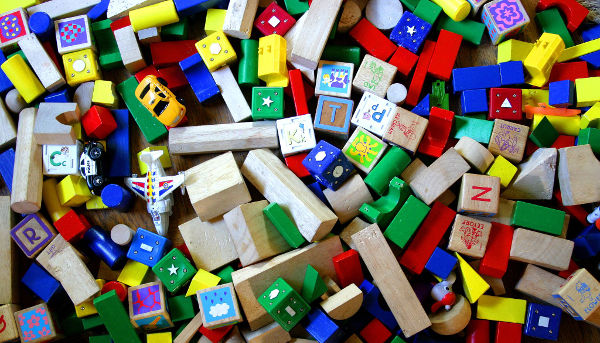 wooden blocks