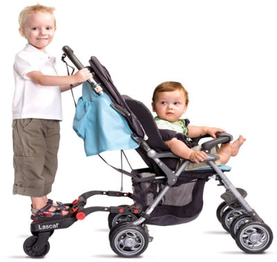 lascal maxi buggyboard on pushchair