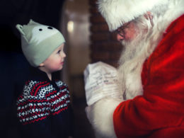 visit to santa father christmas