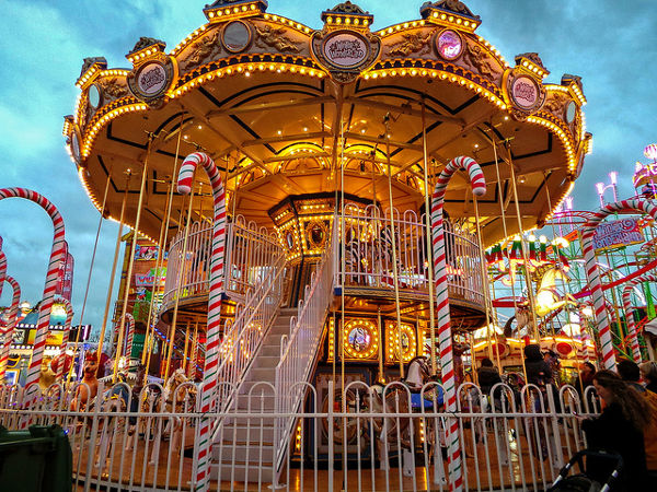 winter wonderland carousel christmas day out