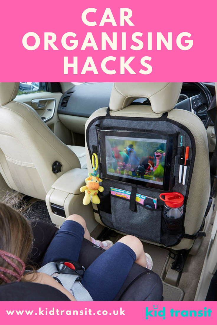 Loads of car organizing hacks and ideas to keep your car tidy