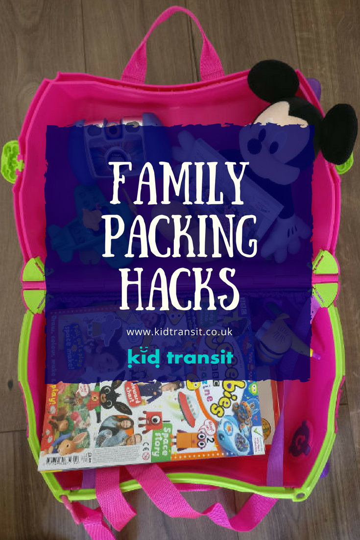 How to pack successfully for a family vacation- packing tips and hacks to get everything into your case!