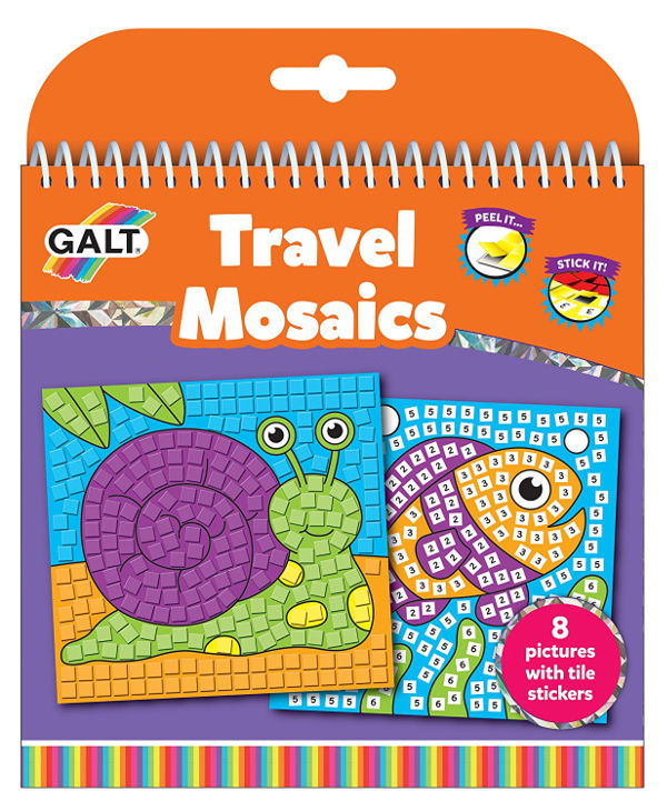 travel mosaics stickers children