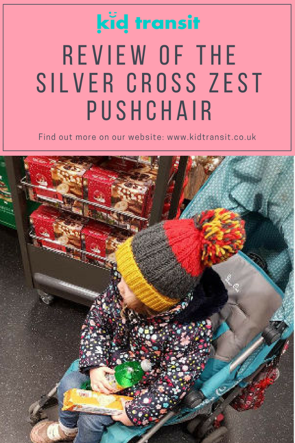 silver cross zest pushchair stroller buggy review