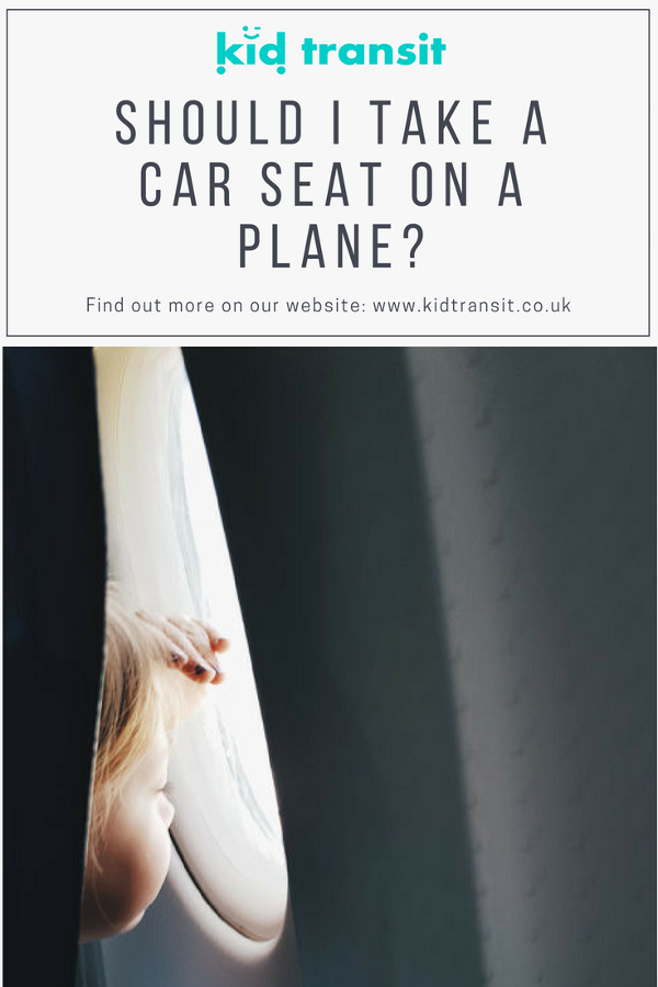 Should I take a car seat on a plane when flying with a baby or a toddler?
