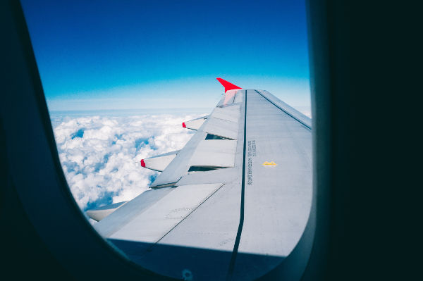 plane window seat flight toddler