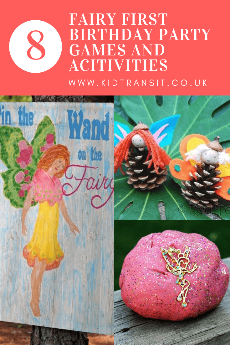 8 games and activities for a fairy theme first birthday party