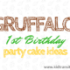 Gruffalo Themed First Birthday Party Cake