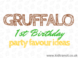 Gruffalo Themed First Birthday Party Favours