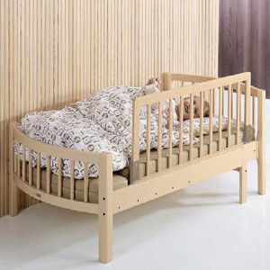 BabyDan Wooden Bed Guard natural