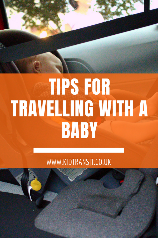 tips for travelling with a baby on a car journey. Products to make a road trip with a baby easier