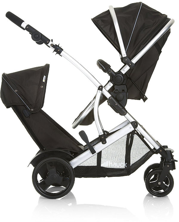 Hauck Duett Tandem Double Pushchair facing each other