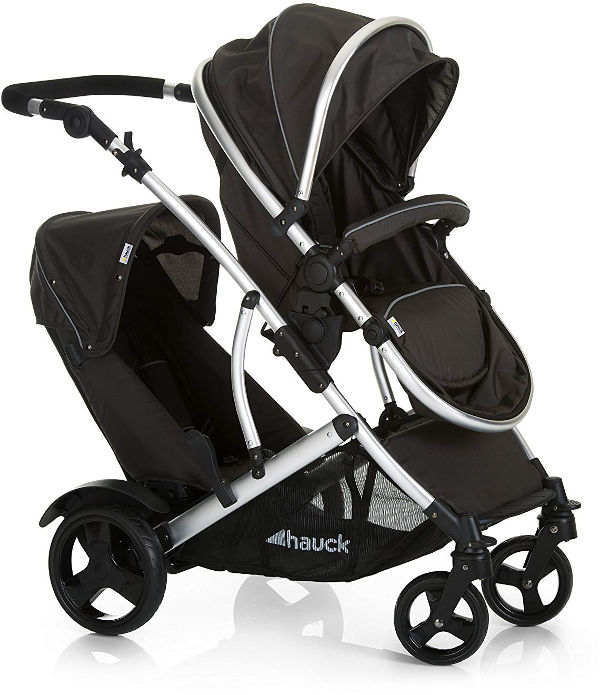 Hauck Duett Tandem Double Pushchair for Toddler and Newborn