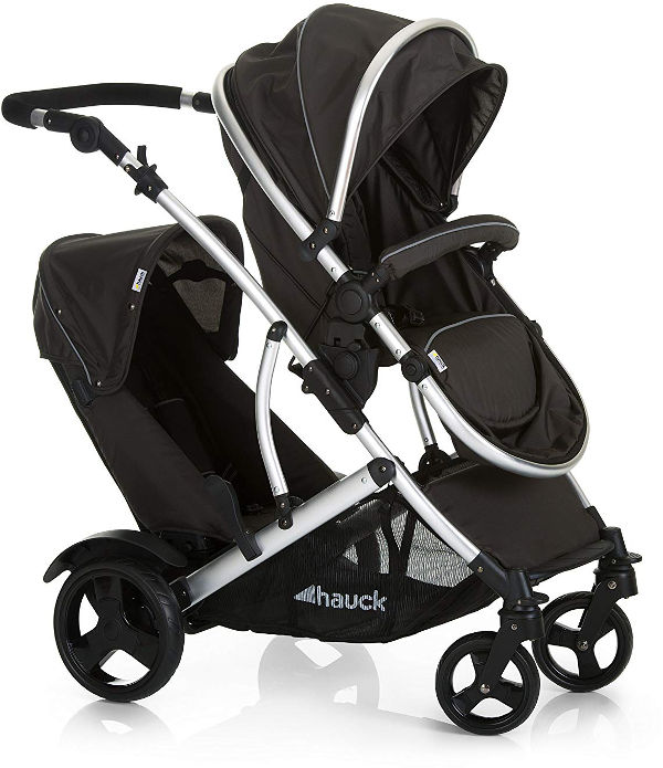 Hauck Duett Tandem Double Pushchair for Toddler and Newborn Hauck Duett Tandem Double Pushchair for Toddler and Newborn