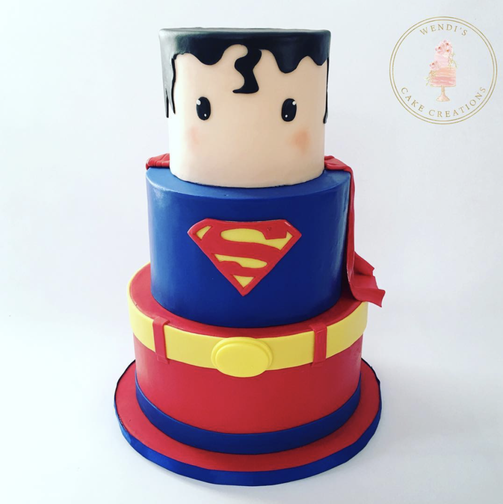 Superhero First Birthday Cakes