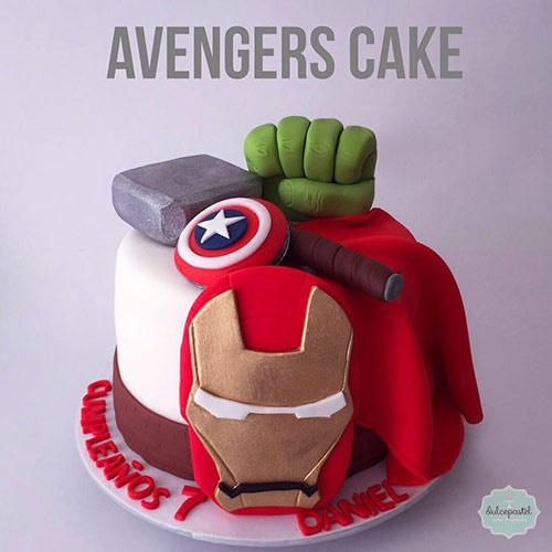Superhero First Birthday Cakes