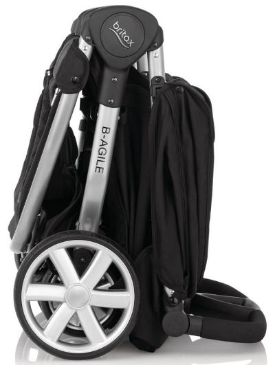 Britax B-Agile Double Pushchair folded