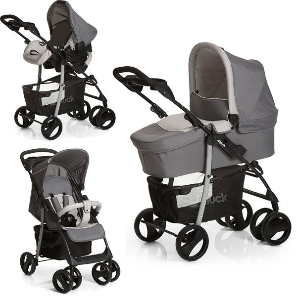 Hauck shopper SLX trio set pram positions