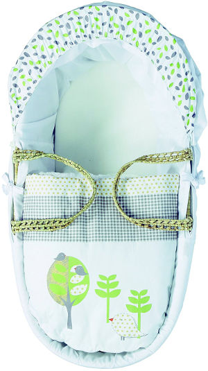 kinder valley three little birds moses basket top