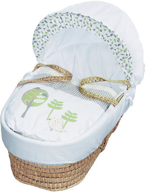 kinder valley three little birds moses basket