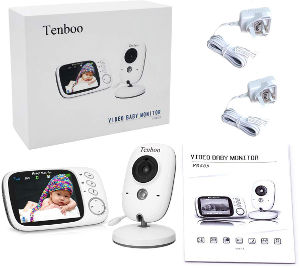 Tenboo baby monitor with camera box content