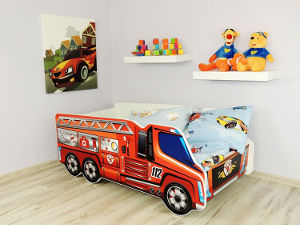 fire truck toddler bed