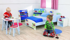 vehicles toddler bed set