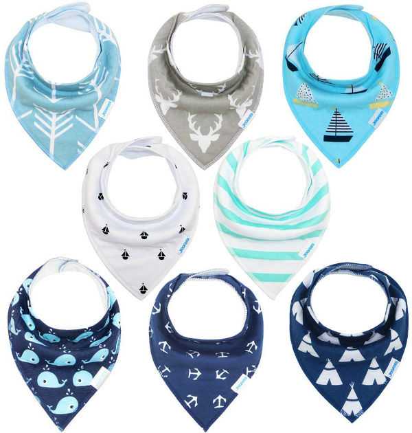 Bandana dribble bibs