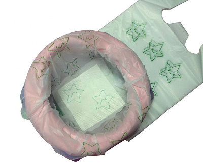Travel potty liners