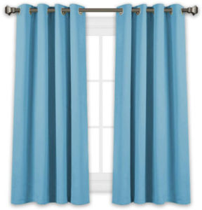 Blackout window curtains