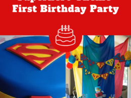 Hosting tips and tricks for a superhero theme first birthday party