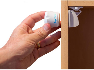 Magnetic cupboard locks