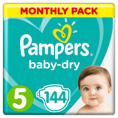 Pampers baby-dry nappies