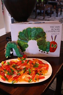 Very Hungry Caterpillar first birthday sweets party food