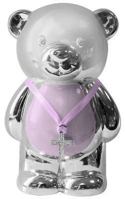 Pink teddy money box