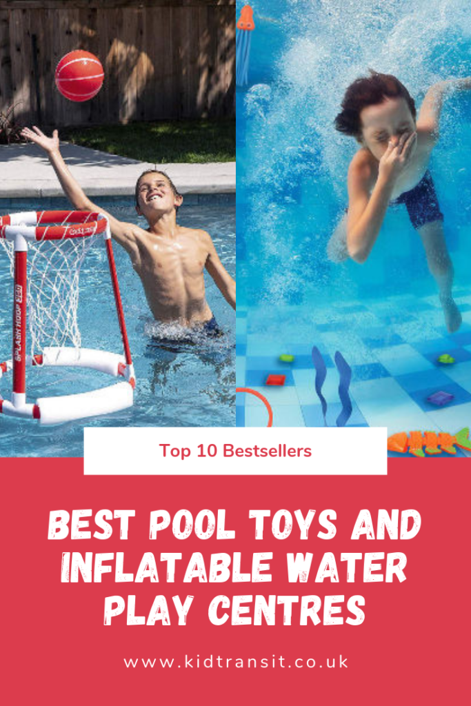 Bestselling pool toys and inflatable water play centres for kids this summer.