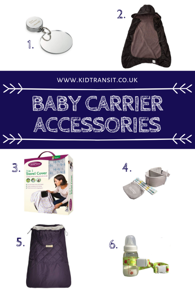Check out these baby carrier accessories to make taking your baby out easy and comfortable. Loads of tips for successful baby-wearing.