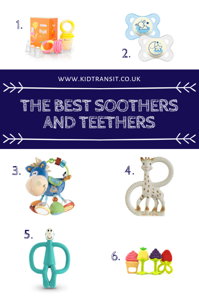 Tackle teething pain head-on with the best soothers and teethers- all baby (and Mommy) approved!