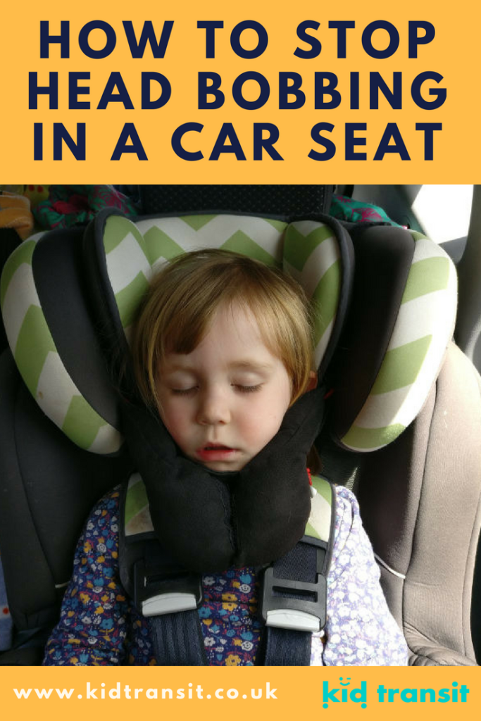 How to stop your baby or toddlers head from bobbing in a car seat using a head and neck support.