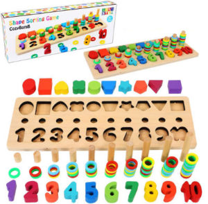 Number puzzle sorting toy