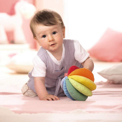 Rainbow fabric ball