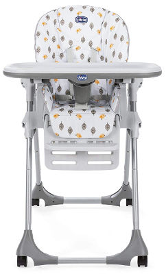 Chicco Polly Easy 4 wheels high chair