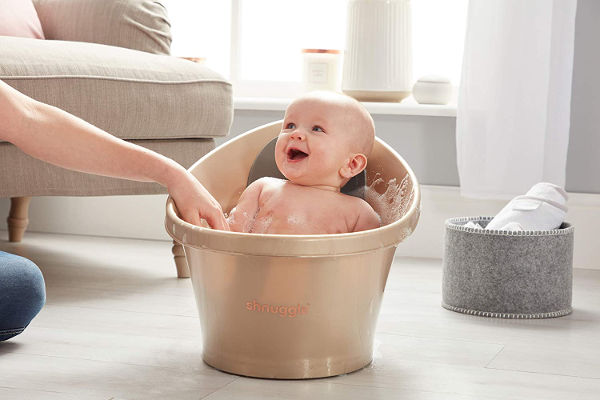 Shnuggle baby bath gold