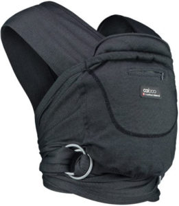 Close Caboo multi position baby carrier